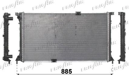 Frigair 0209.2032 - Radiators, Motora dzesēšanas sistēma ps1.lv