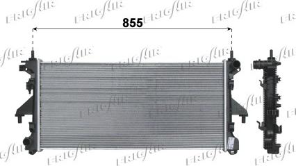 Frigair 0204.2037 - Radiators, Motora dzesēšanas sistēma ps1.lv