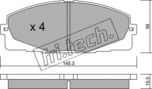 Fri.Tech. 900.0 - Piederumu komplekts, Bremžu loki ps1.lv