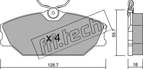 Fri.Tech. 144.2 - Piederumu komplekts, Bremžu loki ps1.lv