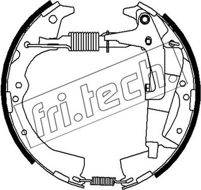 Fri.Tech. 16499 - Bremžu loku komplekts ps1.lv