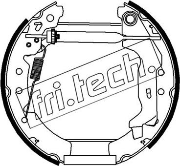 Fri.Tech. 16487 - Bremžu loku komplekts ps1.lv