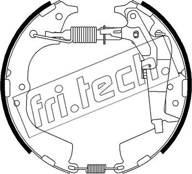 Fri.Tech. 16509 - Bremžu loku komplekts ps1.lv