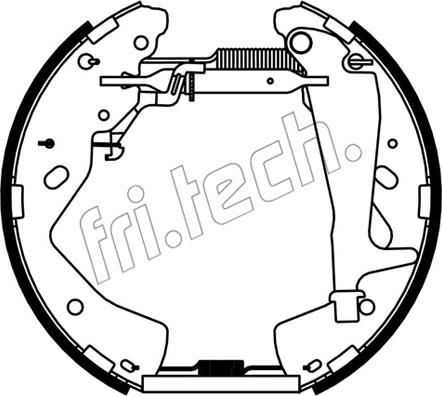 Fri.Tech. 16537 - Bremžu loku komplekts ps1.lv