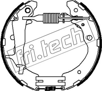 Fri.Tech. 16523 - Bremžu loku komplekts ps1.lv