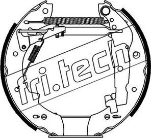 Fri.Tech. 16030 - Bremžu loku komplekts ps1.lv