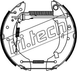 Fri.Tech. 16182 - Bremžu loku komplekts ps1.lv