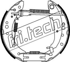 Fri.Tech. 16353 - Bremžu loku komplekts ps1.lv