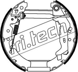 Fri.Tech. 16294 - Bremžu loku komplekts ps1.lv