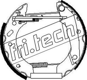 Fri.Tech. 16264 - Bremžu loku komplekts ps1.lv