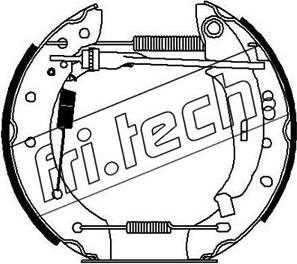 Fri.Tech. 16277 - Bremžu loku komplekts ps1.lv