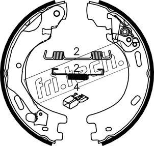 Fri.Tech. 1092.314K - Bremžu loku kompl., Stāvbremze ps1.lv