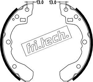 Fri.Tech. 1049.147 - Bremžu loku komplekts ps1.lv