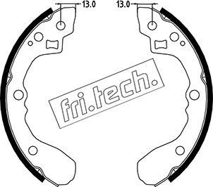 Fri.Tech. 1049.154 - Bremžu loku komplekts ps1.lv