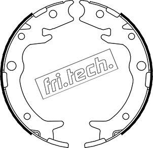 Fri.Tech. 1044.023 - Bremžu loku kompl., Stāvbremze ps1.lv