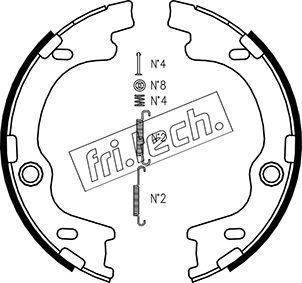 Fri.Tech. 1046.221K - Bremžu loku kompl., Stāvbremze ps1.lv