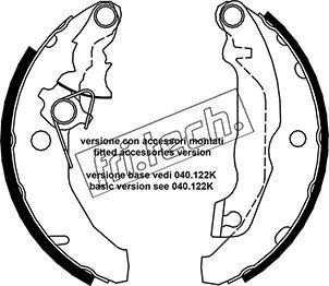 Fri.Tech. 1040.144Y - Bremžu loku komplekts ps1.lv