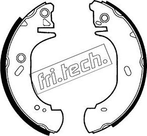 Fri.Tech. 1040.140 - Bremžu loku komplekts ps1.lv