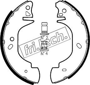 Fri.Tech. 1040.139 - Bremžu loku komplekts ps1.lv