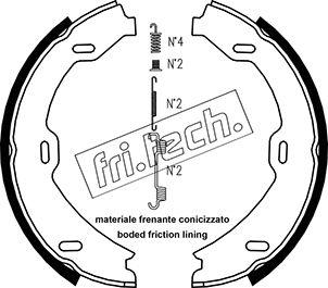 Fri.Tech. 1052.128K - Bremžu loku kompl., Stāvbremze ps1.lv