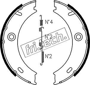 Fri.Tech. 1052.127K - Bremžu loku kompl., Stāvbremze ps1.lv