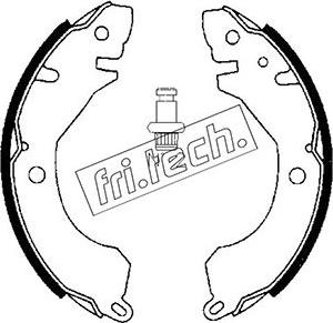 Fri.Tech. 1064.157 - Bremžu loku komplekts ps1.lv