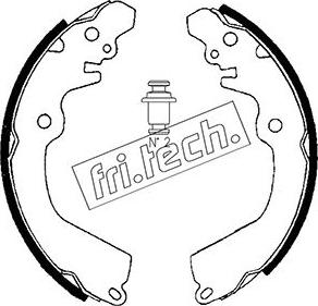 Fri.Tech. 1064.167 - Bremžu loku komplekts ps1.lv