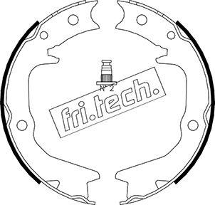 Fri.Tech. 1064.177 - Bremžu loku kompl., Stāvbremze ps1.lv