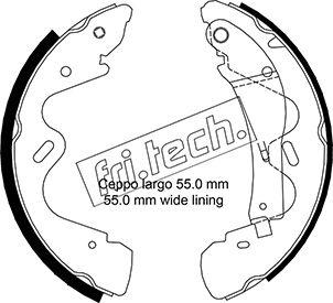 Fri.Tech. 1067.193 - Bremžu loku komplekts ps1.lv