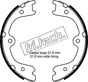 Fri.Tech. 1067.200 - Bremžu loku kompl., Stāvbremze ps1.lv