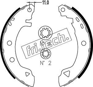 Fri.Tech. 1004.008 - Bremžu loku komplekts ps1.lv