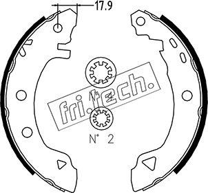 Fri.Tech. 1004.007 - Bremžu loku komplekts ps1.lv