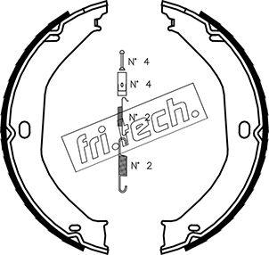 Fri.Tech. 1088.235K - Bremžu loku kompl., Stāvbremze ps1.lv