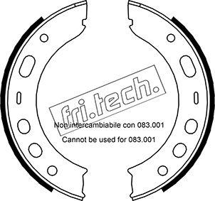 Fri.Tech. 1083.002 - Bremžu loku kompl., Stāvbremze ps1.lv