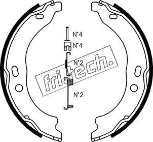 Fri.Tech. 1034.118K - Bremžu loku kompl., Stāvbremze ps1.lv