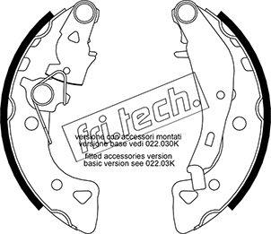 Fri.Tech. 1022.034Y - Bremžu loku komplekts ps1.lv