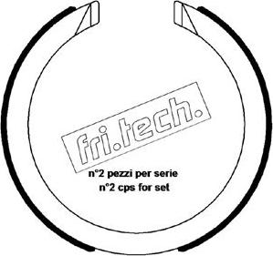 Fri.Tech. 1027.008 - Bremžu loku kompl., Stāvbremze ps1.lv