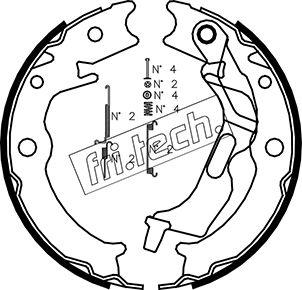 Fri.Tech. 1027.007K - Bremžu loku kompl., Stāvbremze ps1.lv