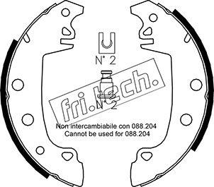 Fri.Tech. 1079.187 - Bremžu loku komplekts ps1.lv