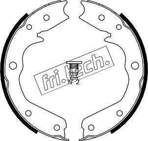 Fri.Tech. 1073.173 - Bremžu loku kompl., Stāvbremze ps1.lv