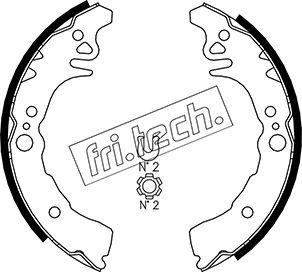 Fri.Tech. 1115.305 - Bremžu loku komplekts ps1.lv