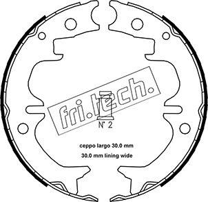 Fri.Tech. 1115.314 - Bremžu loku kompl., Stāvbremze ps1.lv