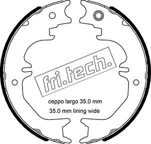 Fri.Tech. 1115.329 - Bremžu loku kompl., Stāvbremze ps1.lv