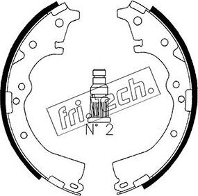 Fri.Tech. 1115.269 - Bremžu loku komplekts ps1.lv