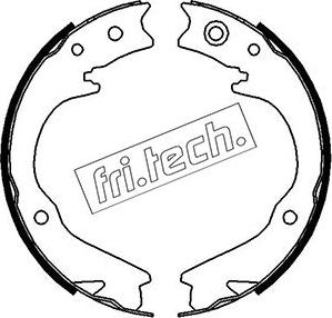 Fri.Tech. 1110.338 - Bremžu loku kompl., Stāvbremze ps1.lv