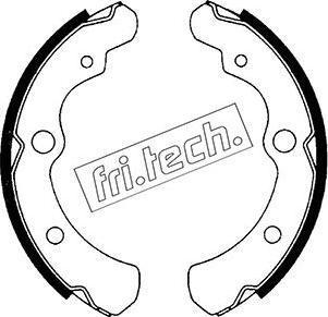 Fri.Tech. 1110.328 - Bremžu loku komplekts ps1.lv