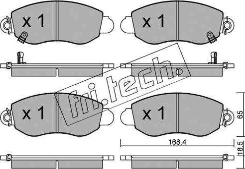 Fri.Tech. 329.0 - Bremžu uzliku kompl., Disku bremzes ps1.lv