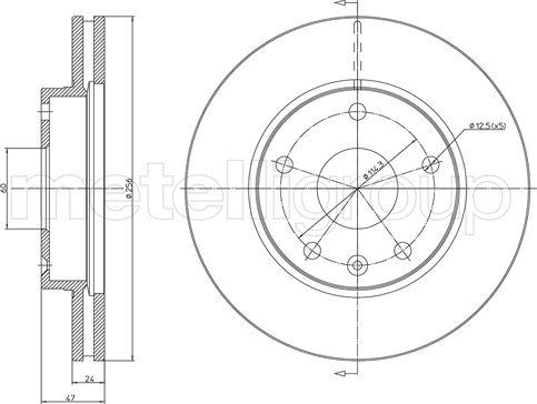 Fri.Tech. BD0957 - Bremžu diski ps1.lv