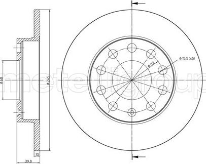 Fri.Tech. BD0964 - Bremžu diski ps1.lv