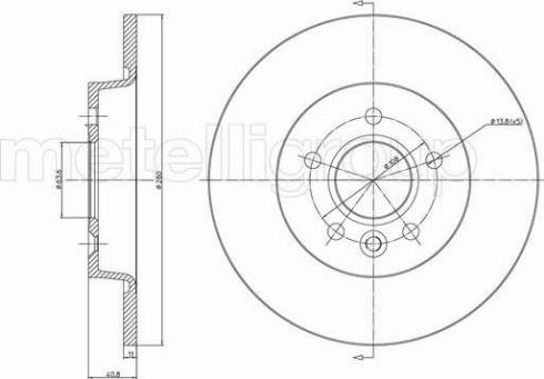 Fri.Tech. BD0961 - Bremžu diski ps1.lv